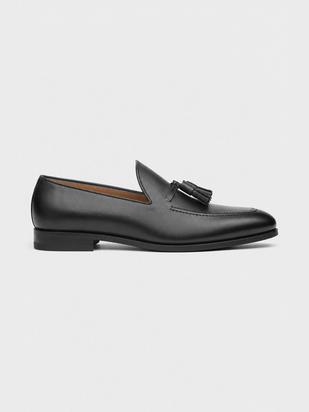 The Tassel Loafer - Black Calf