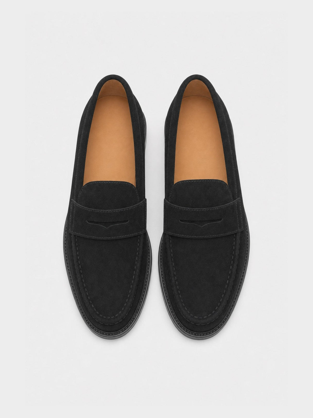 Ivy 樂福鞋 - 黑色麂皮